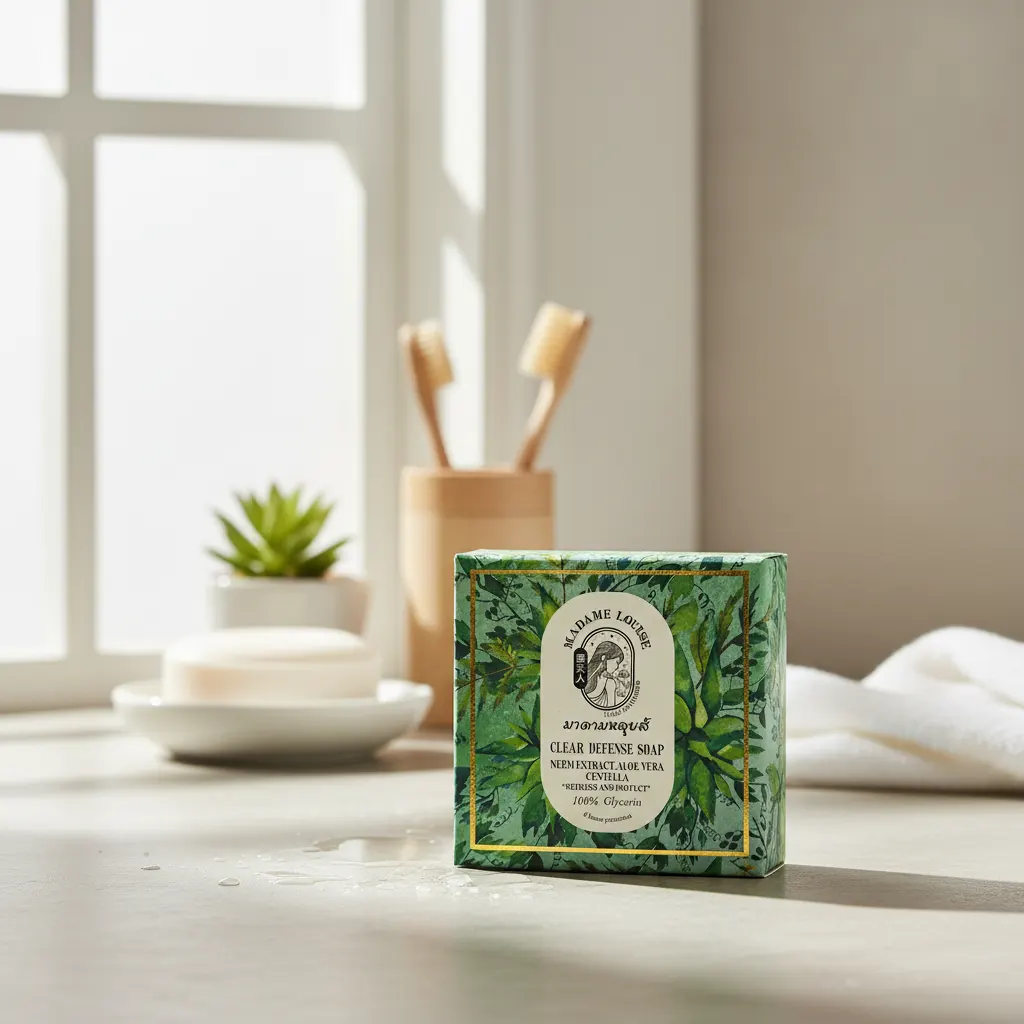 madame louise clear and defence soap 3d