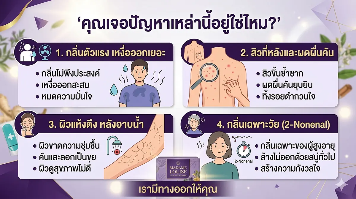 madame louise thai merinate soap problem