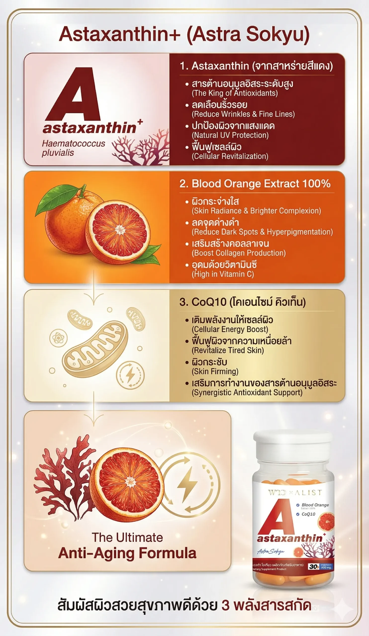 POW Vitamin Astaxanthin Astra Sokyu USP