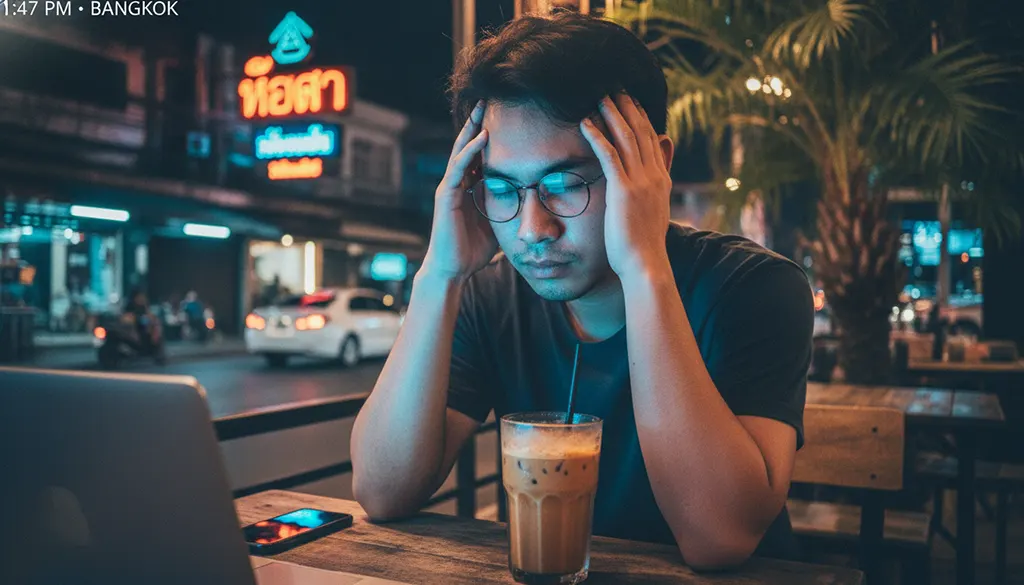 แสงสีฟ้าและคลื่นดิจิทัล